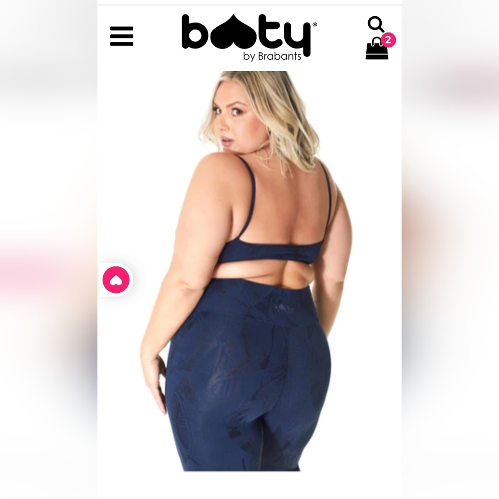 Booty by brabants BLACK CURVY everywhere Bralette - Picture 4 of 7